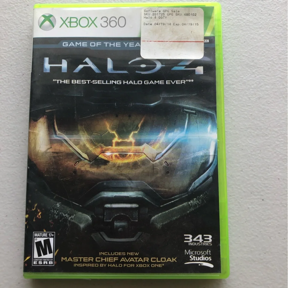 Halo 4 Microsoft Xbox 360, 2012, 2-Disc Set Rated M
